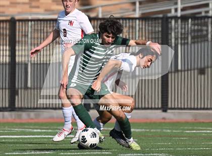Thumbnail 2 in Harvard-Westlake vs. De La Salle (SoCal Soccer Showcase) photogallery.