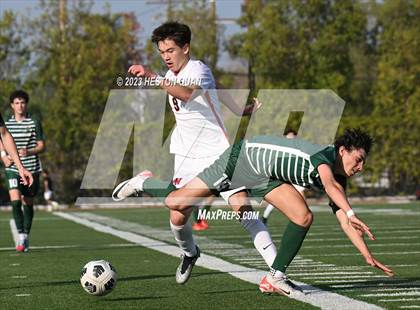 Thumbnail 2 in Harvard-Westlake vs. De La Salle (SoCal Soccer Showcase) photogallery.