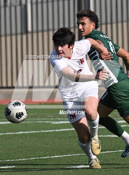 Thumbnail 2 in Harvard-Westlake vs. De La Salle (SoCal Soccer Showcase) photogallery.