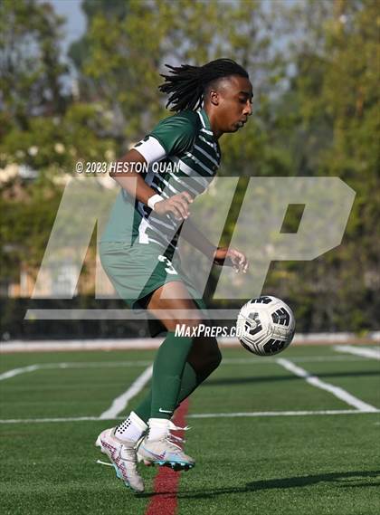 Thumbnail 2 in Harvard-Westlake vs. De La Salle (SoCal Soccer Showcase) photogallery.