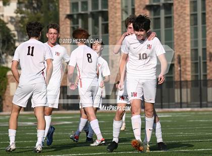 Thumbnail 2 in Harvard-Westlake vs. De La Salle (SoCal Soccer Showcase) photogallery.