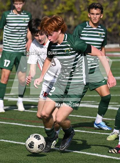 Thumbnail 2 in Harvard-Westlake vs. De La Salle (SoCal Soccer Showcase) photogallery.
