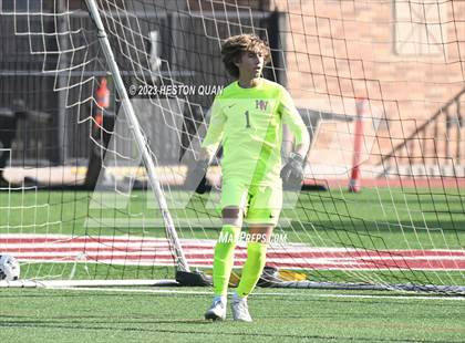 Thumbnail 2 in Harvard-Westlake vs. De La Salle (SoCal Soccer Showcase) photogallery.