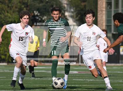 Thumbnail 1 in Harvard-Westlake vs. De La Salle (SoCal Soccer Showcase) photogallery.