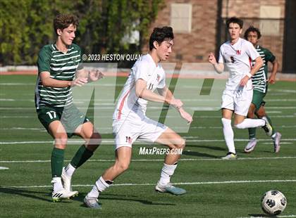 Thumbnail 1 in Harvard-Westlake vs. De La Salle (SoCal Soccer Showcase) photogallery.