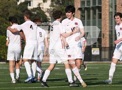 Thumbnail 2 in Harvard-Westlake vs. De La Salle (SoCal Soccer Showcase) photogallery.
