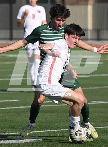 Thumbnail 2 in Harvard-Westlake vs. De La Salle (SoCal Soccer Showcase) photogallery.