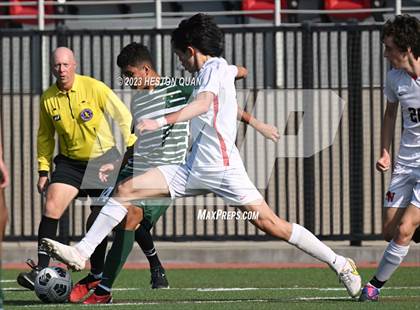 Thumbnail 1 in Harvard-Westlake vs. De La Salle (SoCal Soccer Showcase) photogallery.
