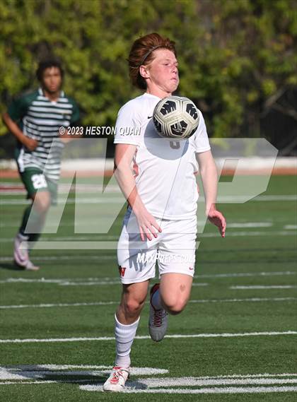 Thumbnail 3 in Harvard-Westlake vs. De La Salle (SoCal Soccer Showcase) photogallery.