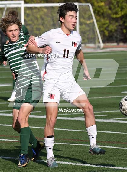 Thumbnail 3 in Harvard-Westlake vs. De La Salle (SoCal Soccer Showcase) photogallery.