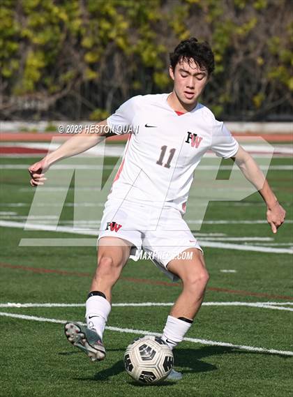 Thumbnail 1 in Harvard-Westlake vs. De La Salle (SoCal Soccer Showcase) photogallery.