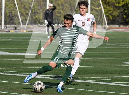 Thumbnail 2 in Harvard-Westlake vs. De La Salle (SoCal Soccer Showcase) photogallery.