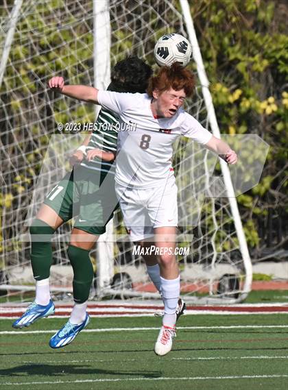 Thumbnail 2 in Harvard-Westlake vs. De La Salle (SoCal Soccer Showcase) photogallery.