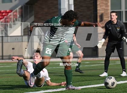 Thumbnail 2 in Harvard-Westlake vs. De La Salle (SoCal Soccer Showcase) photogallery.