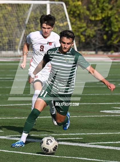 Thumbnail 1 in Harvard-Westlake vs. De La Salle (SoCal Soccer Showcase) photogallery.