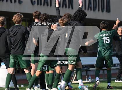 Thumbnail 1 in Harvard-Westlake vs. De La Salle (SoCal Soccer Showcase) photogallery.