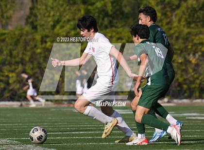 Thumbnail 1 in Harvard-Westlake vs. De La Salle (SoCal Soccer Showcase) photogallery.