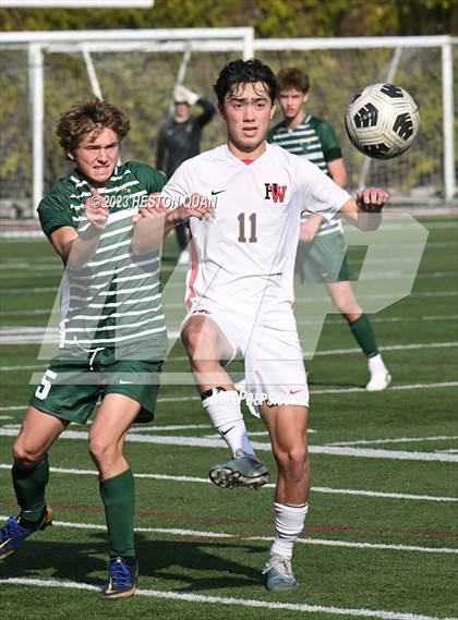 Thumbnail 3 in Harvard-Westlake vs. De La Salle (SoCal Soccer Showcase) photogallery.