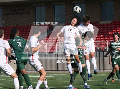 Thumbnail 3 in Harvard-Westlake vs. De La Salle (SoCal Soccer Showcase) photogallery.