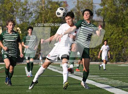 Thumbnail 1 in Harvard-Westlake vs. De La Salle (SoCal Soccer Showcase) photogallery.