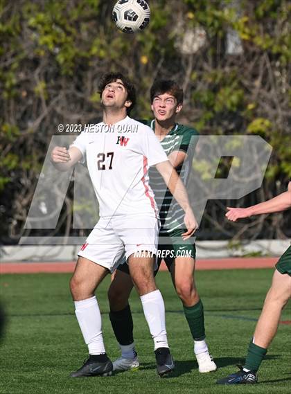 Thumbnail 1 in Harvard-Westlake vs. De La Salle (SoCal Soccer Showcase) photogallery.