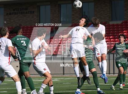 Thumbnail 2 in Harvard-Westlake vs. De La Salle (SoCal Soccer Showcase) photogallery.