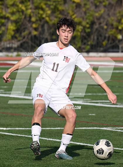Thumbnail 2 in Harvard-Westlake vs. De La Salle (SoCal Soccer Showcase) photogallery.