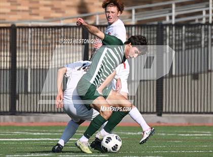 Thumbnail 2 in Harvard-Westlake vs. De La Salle (SoCal Soccer Showcase) photogallery.