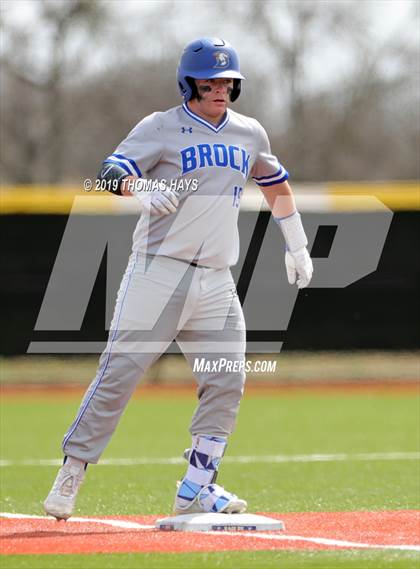 Thumbnail 2 in Grace Prep vs Brock (Lloyd Burton Memorial Tournament) photogallery.