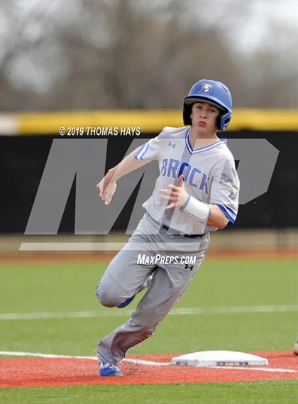 Thumbnail 3 in Grace Prep vs Brock (Lloyd Burton Memorial Tournament) photogallery.