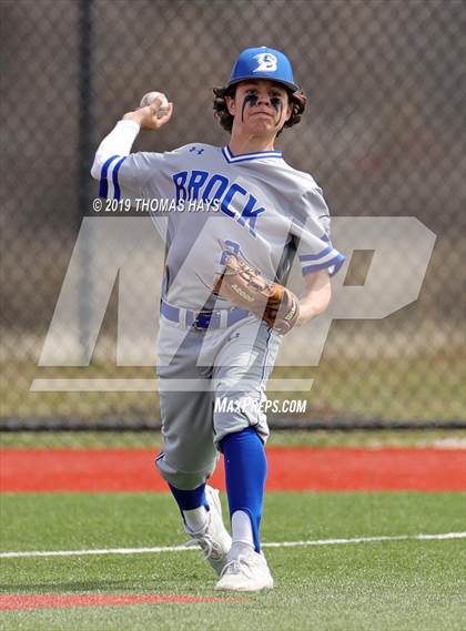 Thumbnail 1 in Grace Prep vs Brock (Lloyd Burton Memorial Tournament) photogallery.