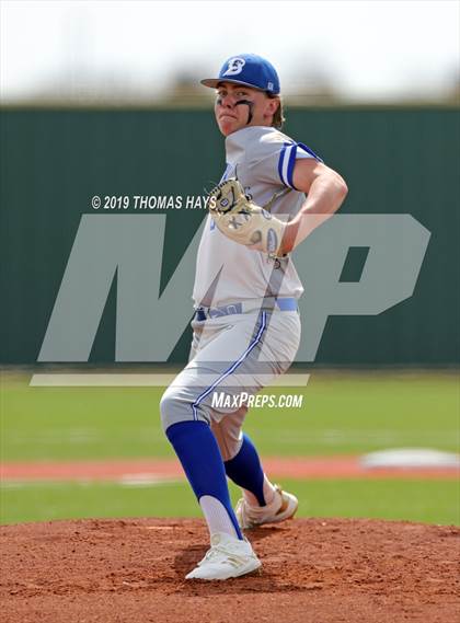 Thumbnail 2 in Grace Prep vs Brock (Lloyd Burton Memorial Tournament) photogallery.