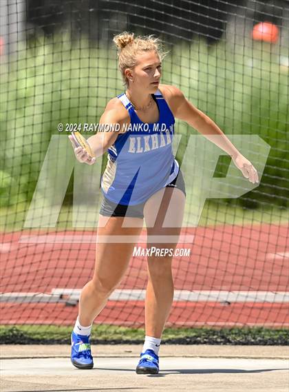 Thumbnail 2 in IHSAA Finals (Discus)  photogallery.