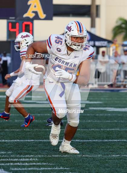 Thumbnail 2 in Bishop Gorman vs St. Thomas Aquinas (Broward County Showcase)  photogallery.