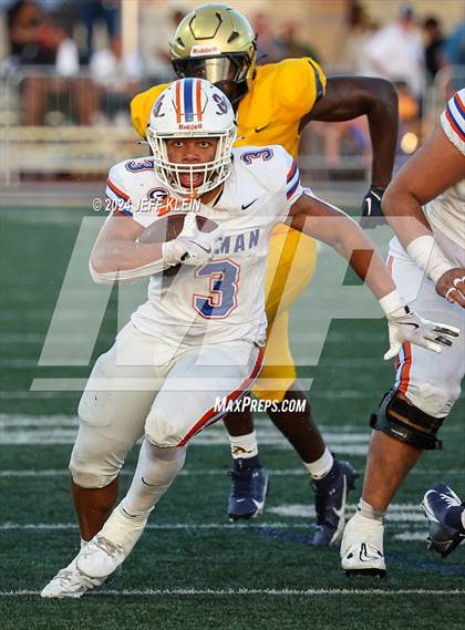 Thumbnail 1 in Bishop Gorman vs St. Thomas Aquinas (Broward County Showcase)  photogallery.