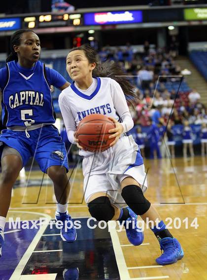 Thumbnail 2 in Capital Christian vs Brookside Christian (CIF SJS D5 Final) photogallery.
