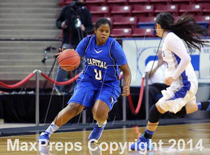 Thumbnail 2 in Capital Christian vs Brookside Christian (CIF SJS D5 Final) photogallery.