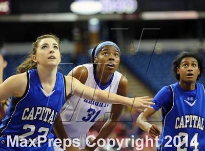 Thumbnail 3 in Capital Christian vs Brookside Christian (CIF SJS D5 Final) photogallery.