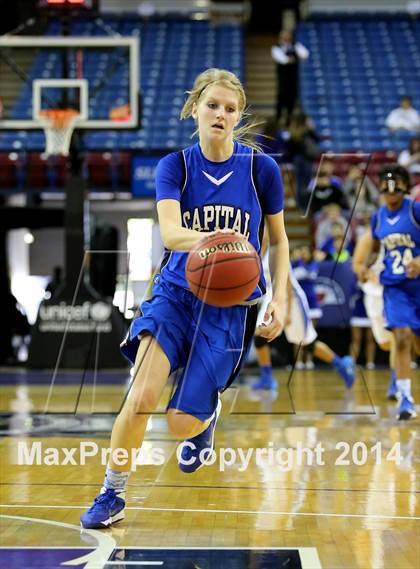Thumbnail 1 in Capital Christian vs Brookside Christian (CIF SJS D5 Final) photogallery.