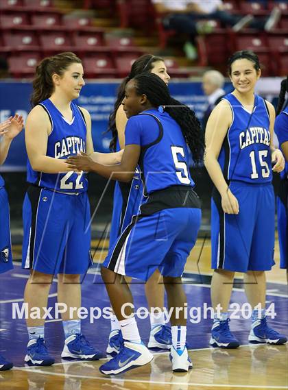 Thumbnail 2 in Capital Christian vs Brookside Christian (CIF SJS D5 Final) photogallery.