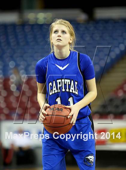 Thumbnail 1 in Capital Christian vs Brookside Christian (CIF SJS D5 Final) photogallery.