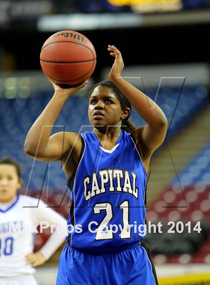 Thumbnail 3 in Capital Christian vs Brookside Christian (CIF SJS D5 Final) photogallery.