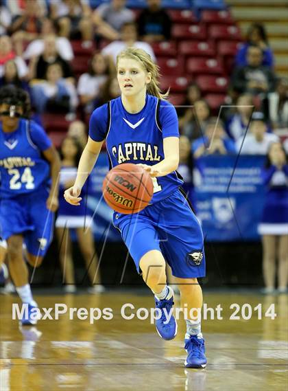 Thumbnail 3 in Capital Christian vs Brookside Christian (CIF SJS D5 Final) photogallery.