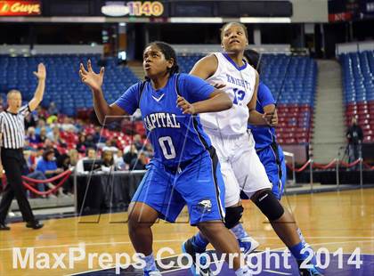 Thumbnail 3 in Capital Christian vs Brookside Christian (CIF SJS D5 Final) photogallery.