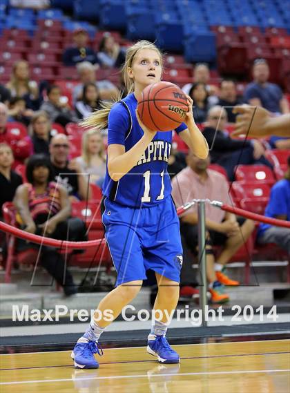 Thumbnail 3 in Capital Christian vs Brookside Christian (CIF SJS D5 Final) photogallery.