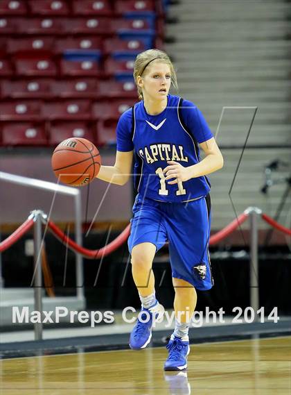Thumbnail 1 in Capital Christian vs Brookside Christian (CIF SJS D5 Final) photogallery.