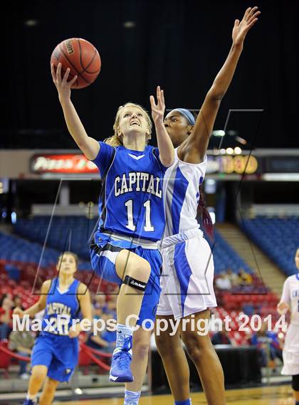Thumbnail 1 in Capital Christian vs Brookside Christian (CIF SJS D5 Final) photogallery.