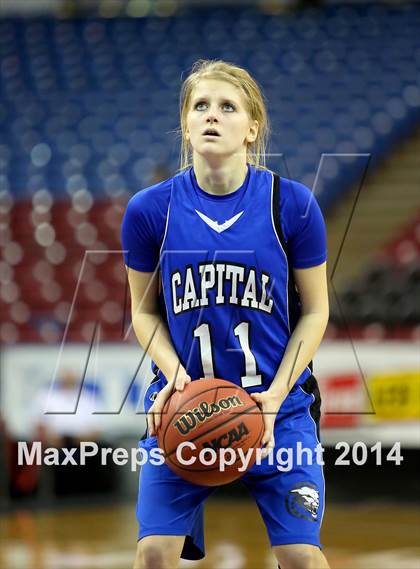 Thumbnail 2 in Capital Christian vs Brookside Christian (CIF SJS D5 Final) photogallery.