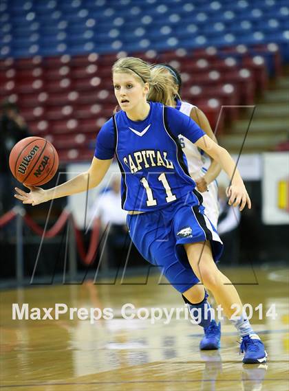 Thumbnail 1 in Capital Christian vs Brookside Christian (CIF SJS D5 Final) photogallery.