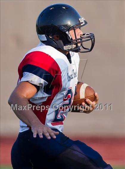 Thumbnail 3 in Round Rock Christian Academy vs. Emery-Weiner (Living Stones Kick Off Classic) photogallery.